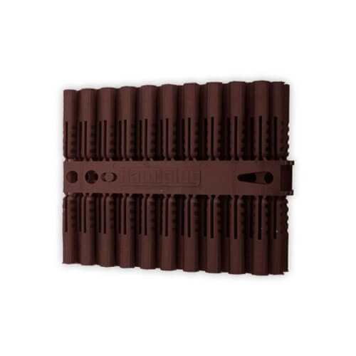 Brown Raw Wall Plugs (100pk)