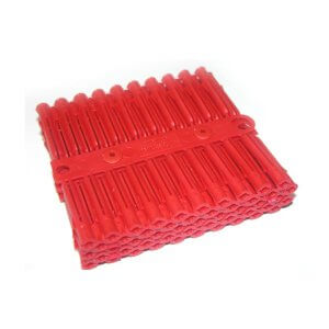 Red Raw Wall Plugs (100pk)